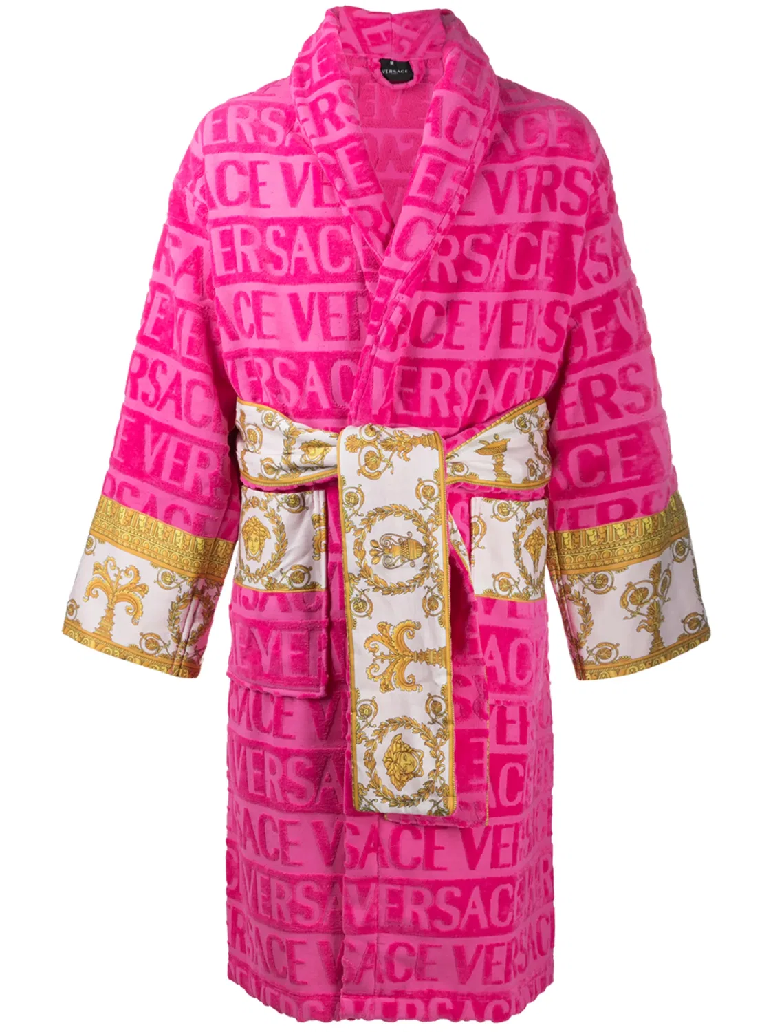 Халат I Love Baroque Versace, ярко-розовый