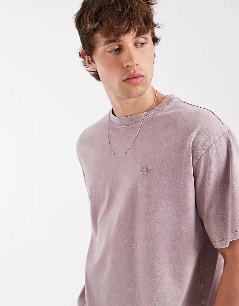 Футболка винтажная Red tab Levi's, светло-розовый — фото 3