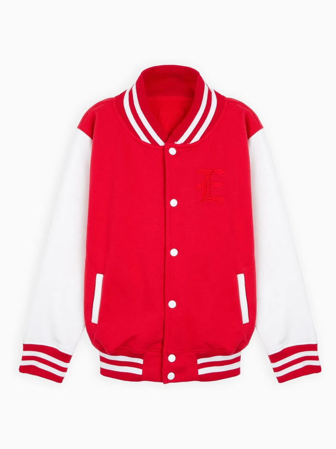 Бейсбольная куртка с монограммой, Varsity Dollymix, красный