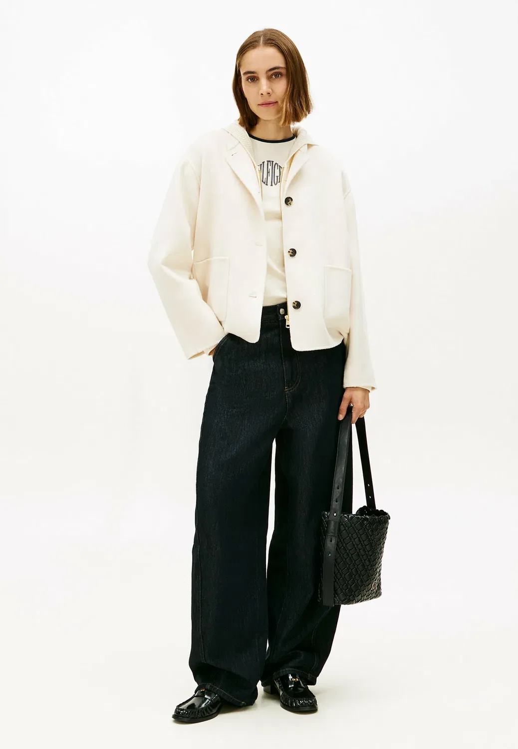 Куртка-Бомбер Tommy Hilfiger, Cream — фото 2
