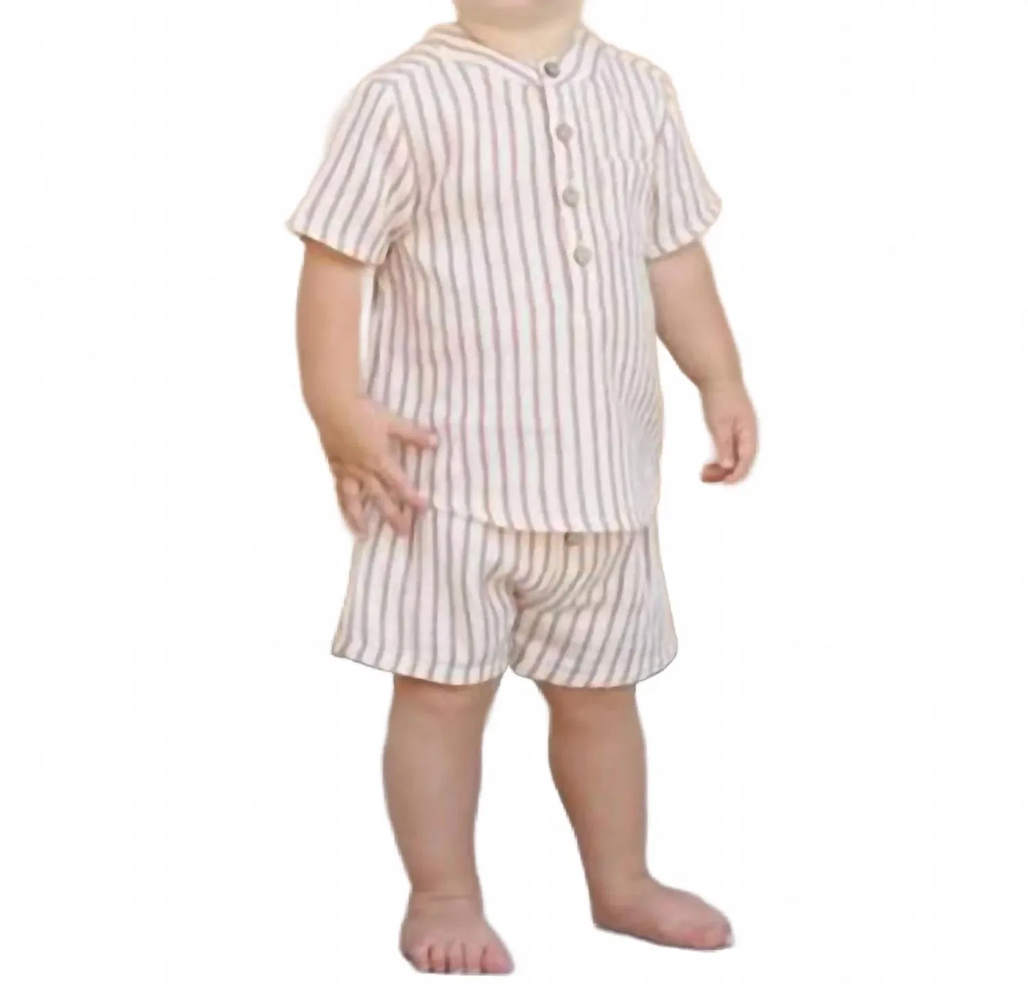Детские шорты для мальчиков на резинке Vintage Stripe Quincy Mae, Vintage Stripe