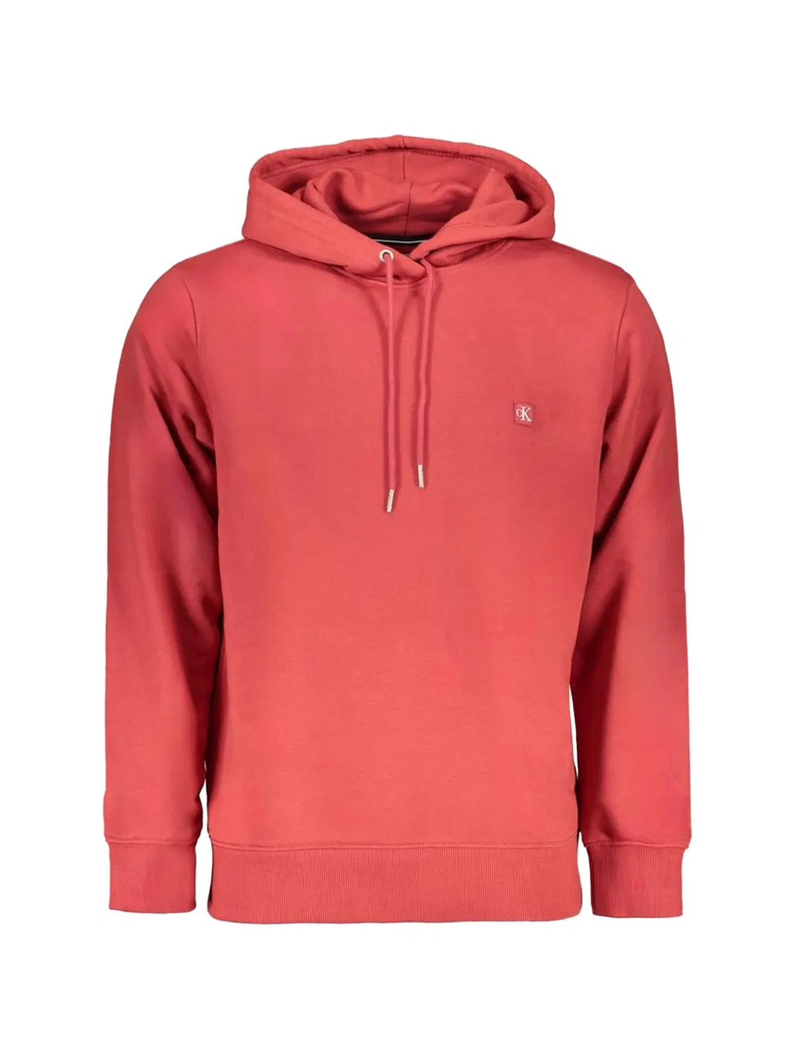 Худи с логотипной нашивкой, красное Calvin Klein, красный