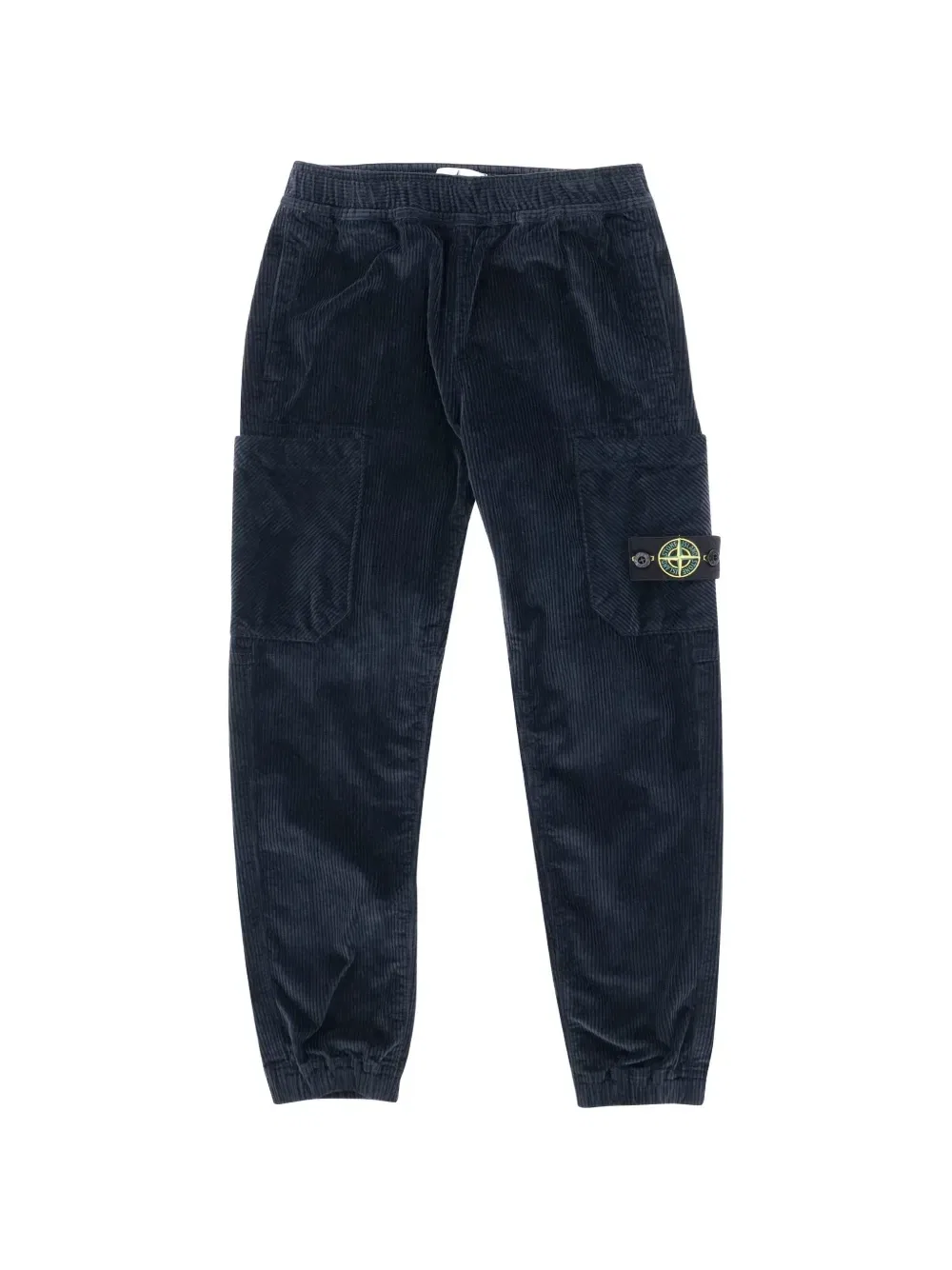 Вельветовые брюки-карго Stone Island Junior, синий