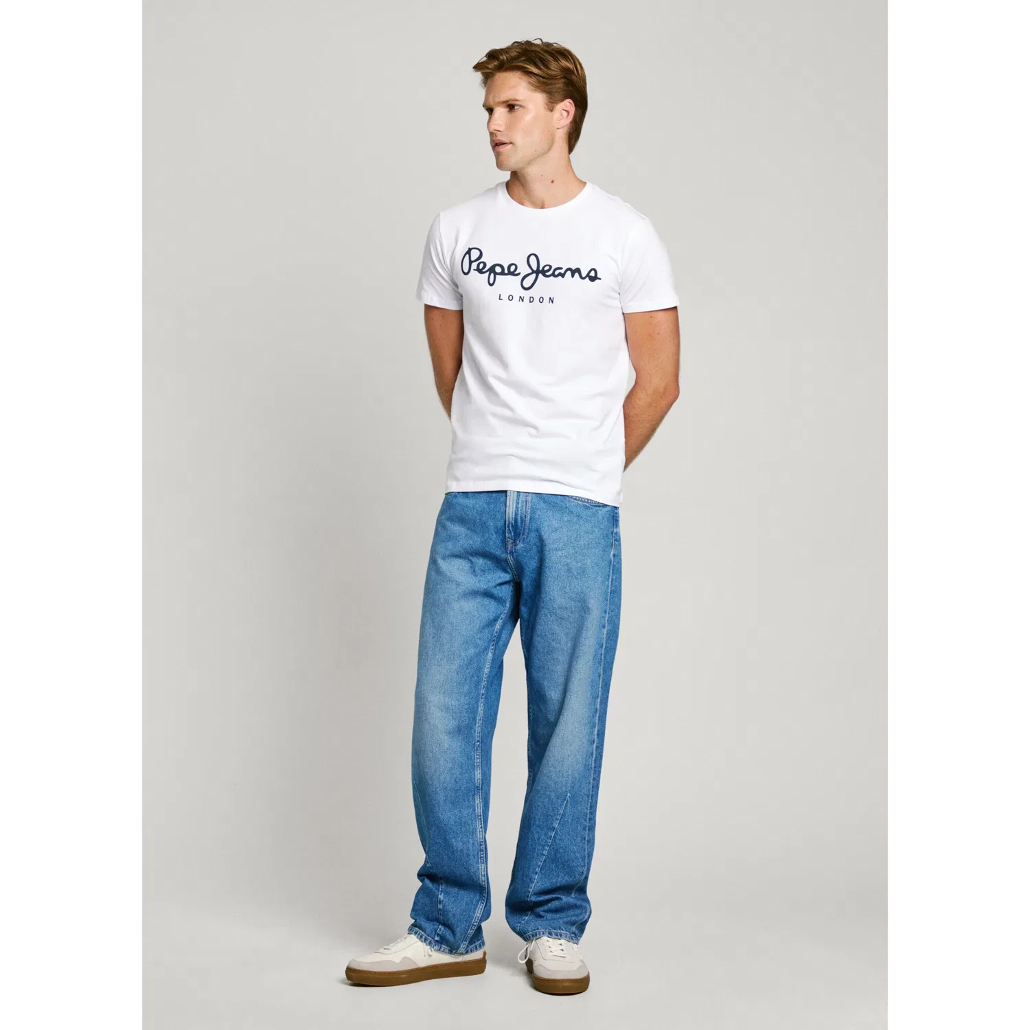 Детская футболка с принтом Pepe Jeans, White — фото 4