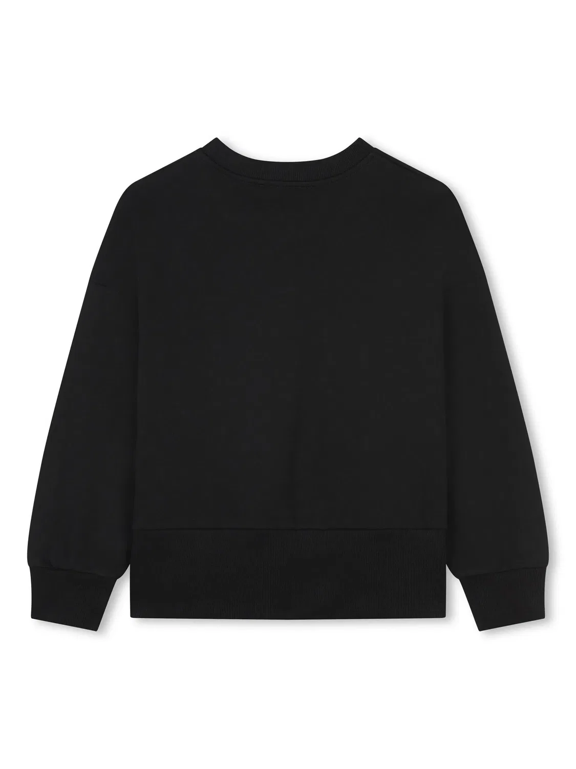 Свитшот с логотипом из хлопка DKNY, черный — фото 2