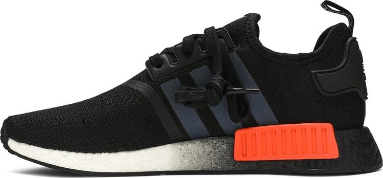 Кроссовки Adidas NMD_R1 'Solar Orange', черный — фото 4