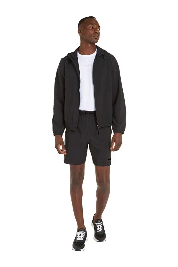 Мужская ветровка с капюшоном Calvin Klein, Black