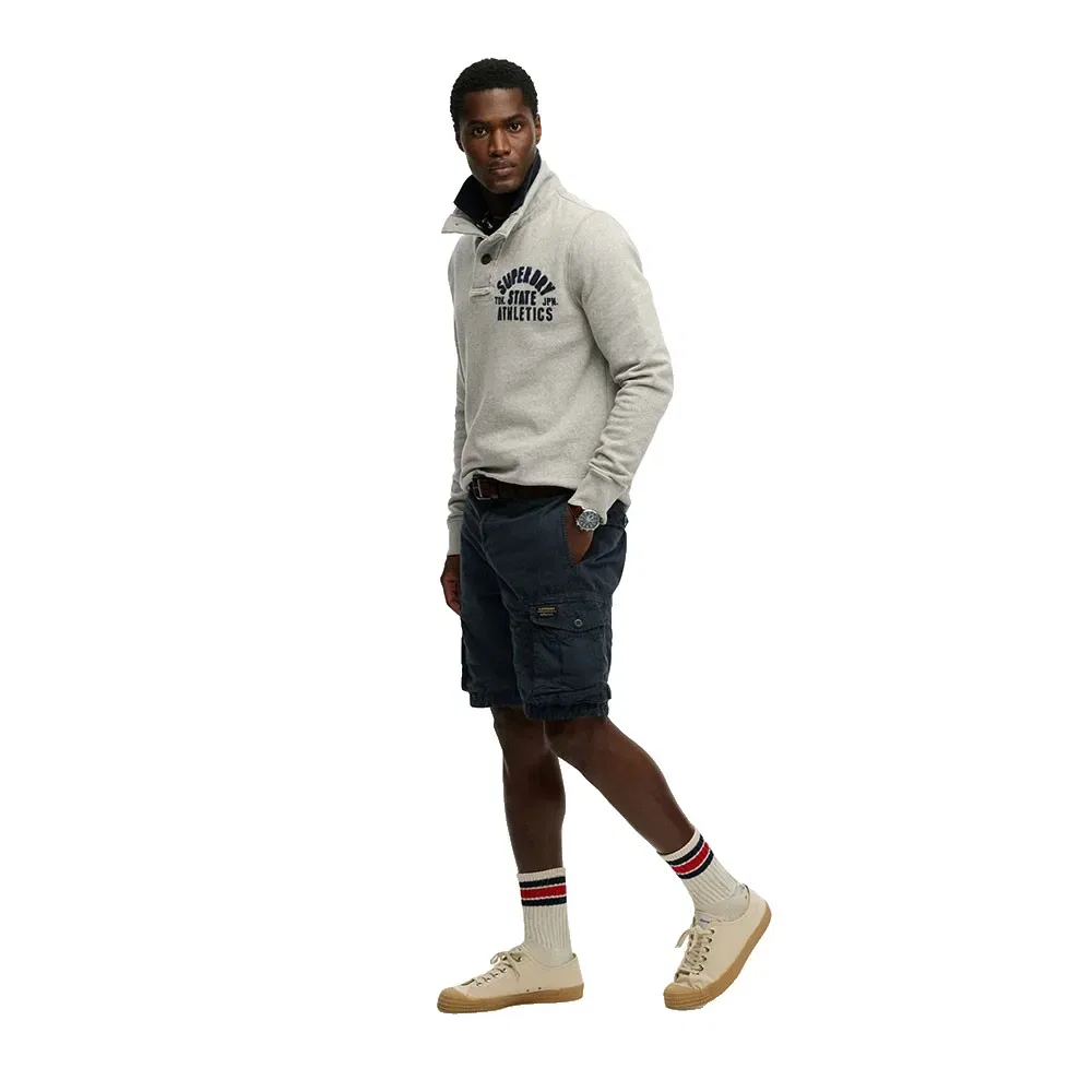 Шорты карго Parachute Light Superdry, синий — фото 4