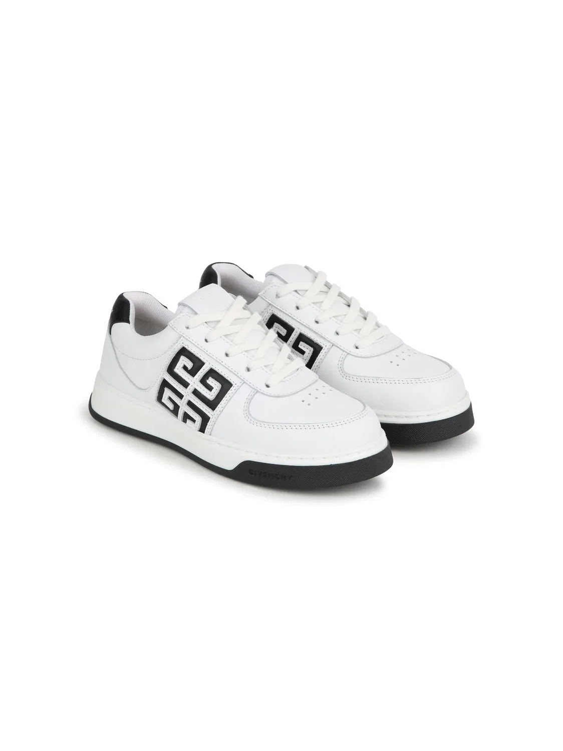 Кроссовки 4G из телячьей кожи Givenchy, белый/черный