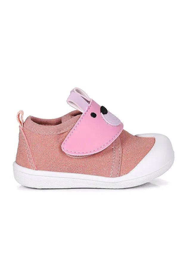 Детские тапочки для девочек на липучке Winni Kiko Kids, Powder — фото 4