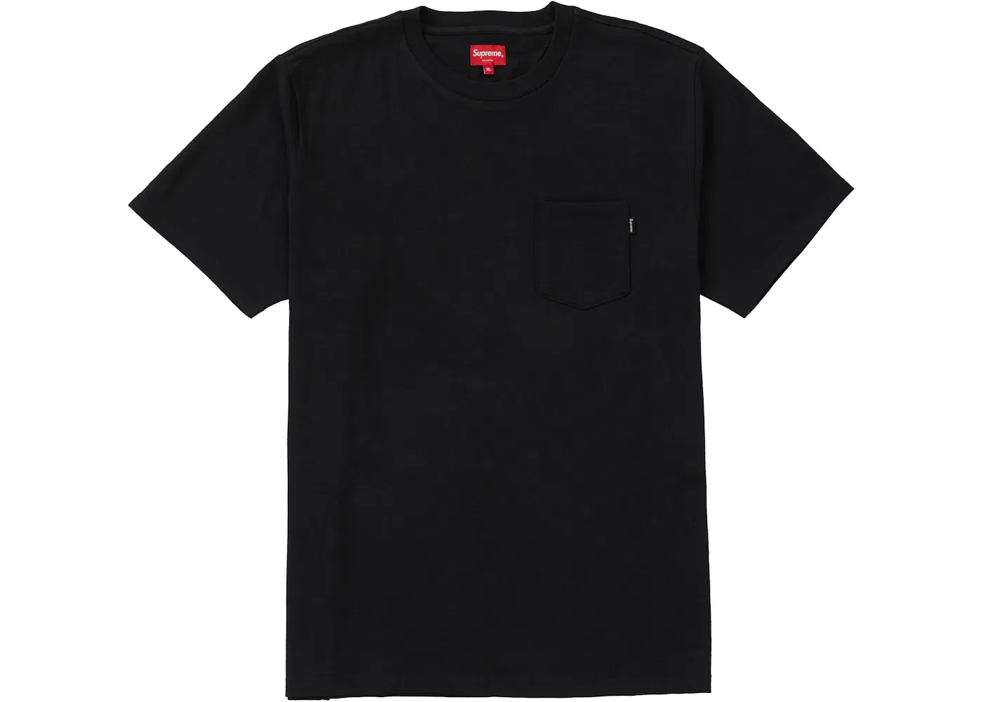 Мужская футболка с нагрудным карманом Supreme Tee, Black