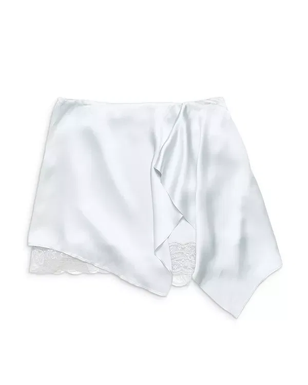 Женская юбка с кружевной отделкой Acne Studios, Ice Blue