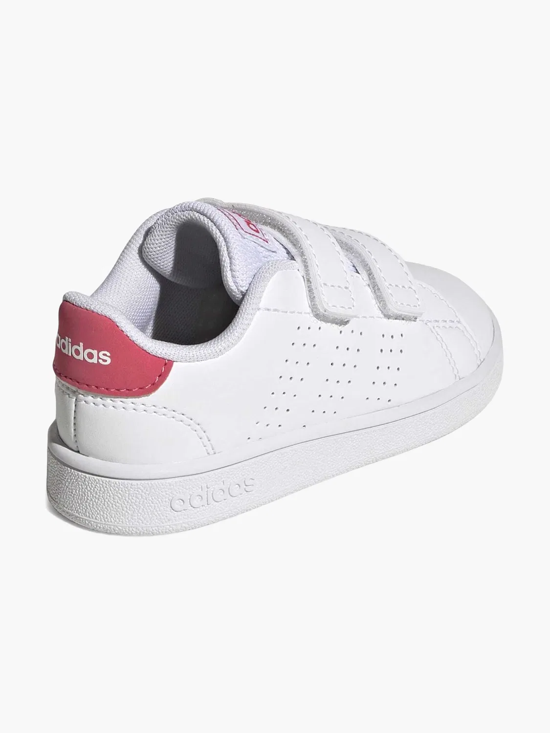 Детская кроссовка с липучкой Adidas, белый — фото 4