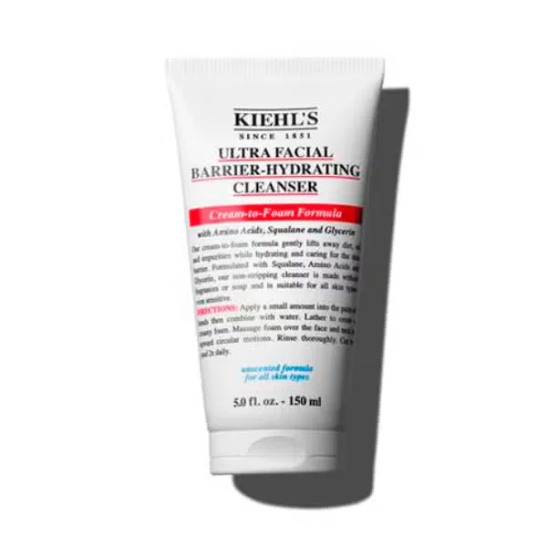 Очищающая пенка для лица с увлажнением для чувствительной кожи Kiehl's, 150 мл