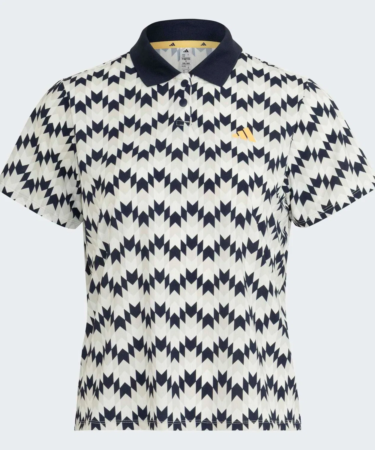 Женская футболка-поло с коротким рукавом CLIMACOOL Seasonal Print Adidas Golf, Белый