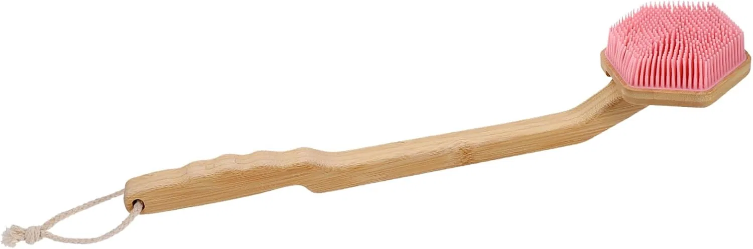 Щетка для душа с длинной ручкой VICASKY, 42x9.5x3.5 см, 220 г