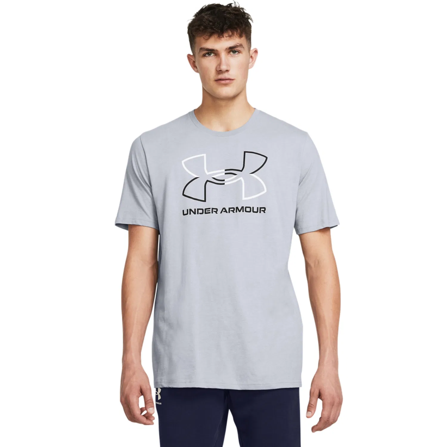 Детская футболка с логотипом Under Armour, серый — фото 2