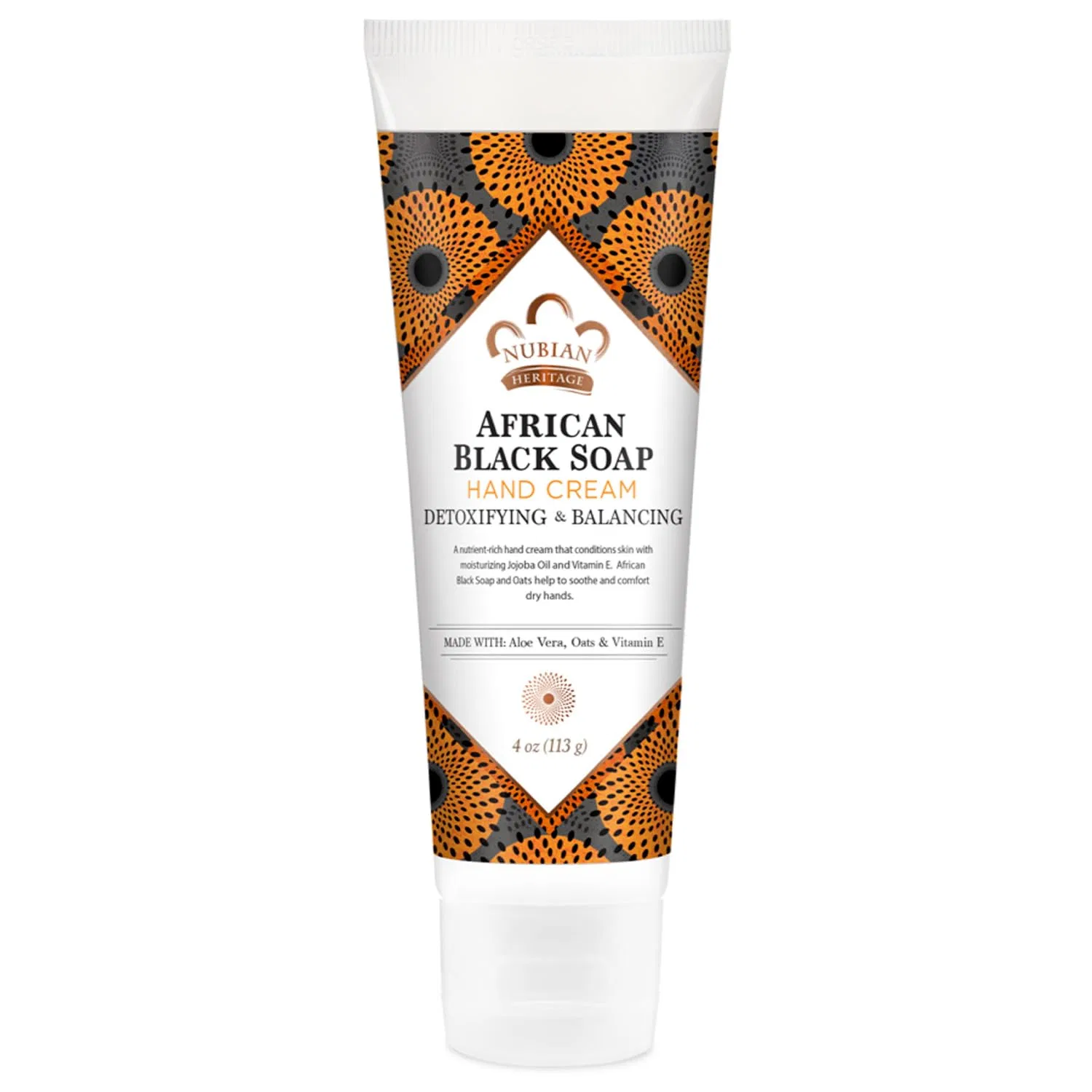 Крем для рук African Black Soap, Nubian Heritage, 120 мл