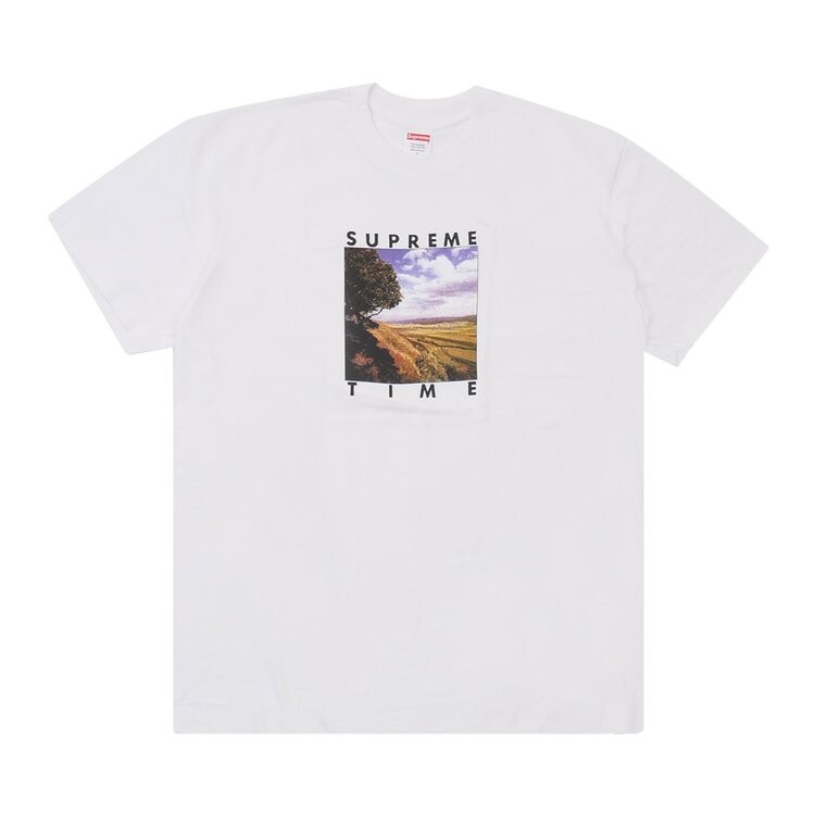 

Футболка Supreme Supreme Time Tee 'White', белый