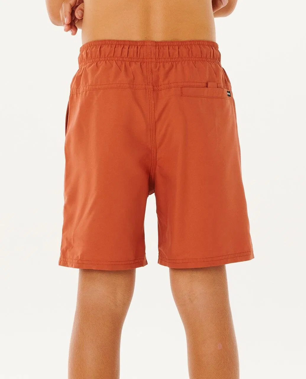 Детские шорты для мальчиков с эластичным поясом Streamline Offset Volley Boardshort Rip Curl, Baked Clay — фото 3