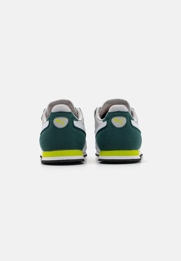 Кроссовки унисекс cabana racer 20 Puma, Cool Light Gray/White/Dark Myrtle/Lime Smash — фото 3