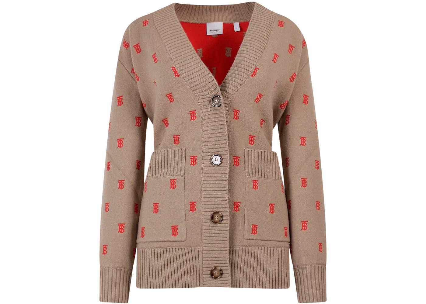 Женский кардиган с длинным рукавом Burberry, Beige