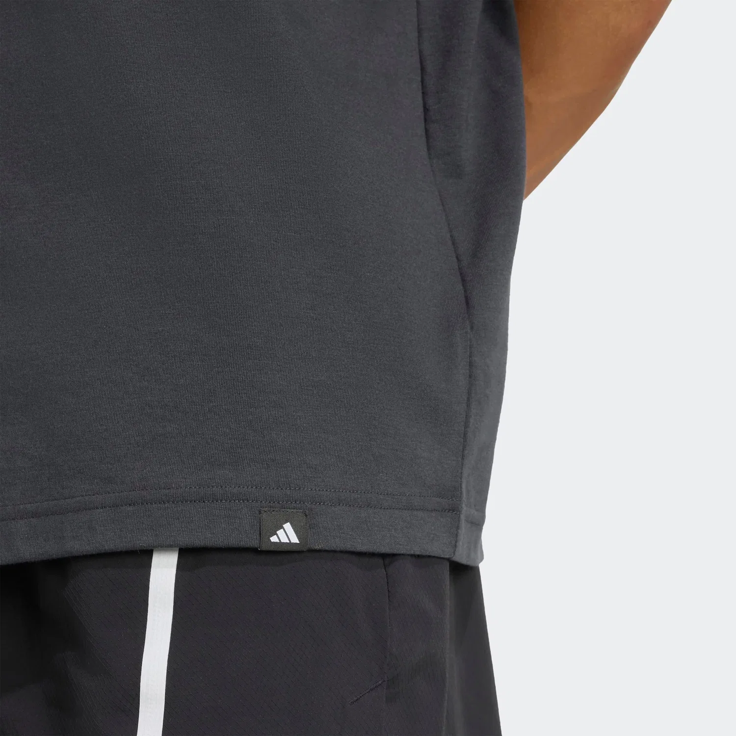Мужская футболка свободного кроя с CLIMACOOL Adidas Performance, Carbon — фото 4