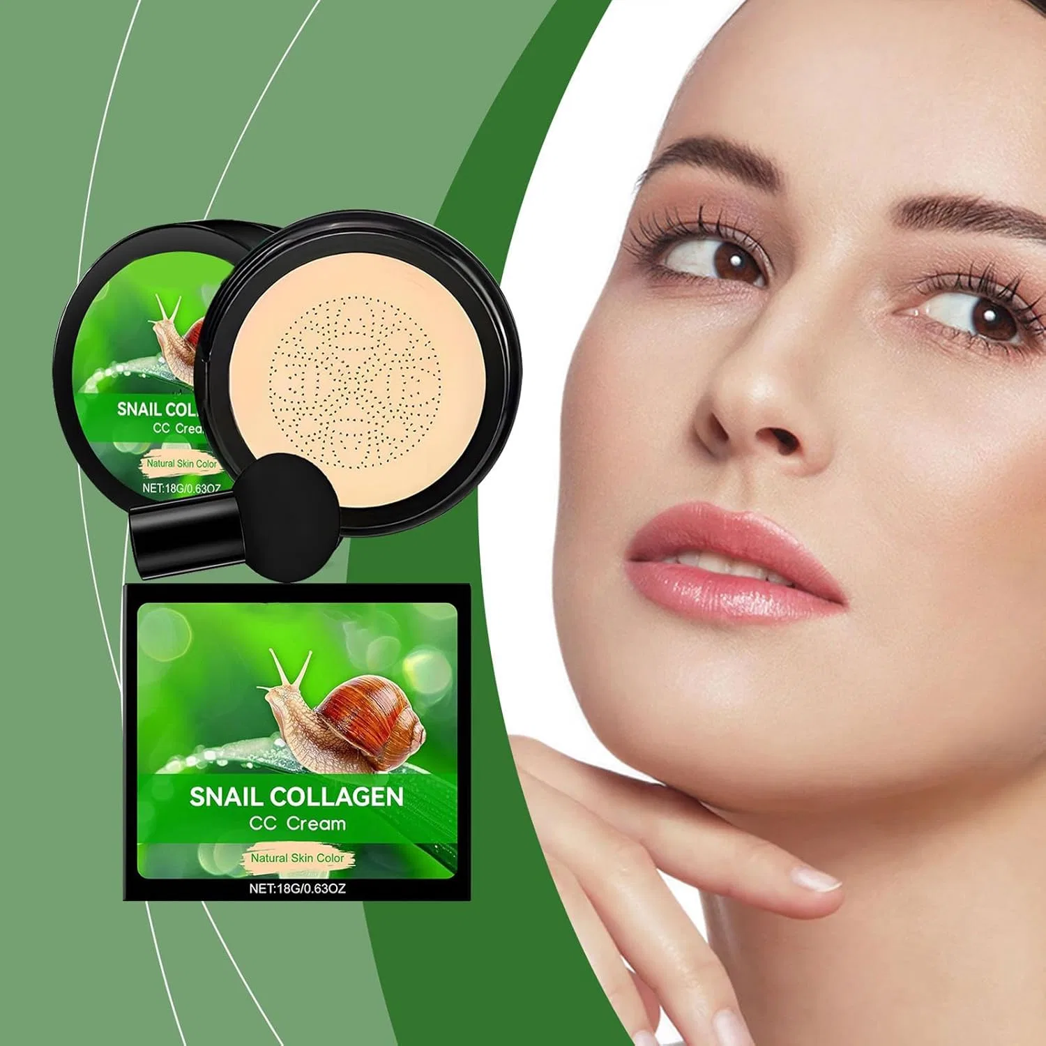 CC Cream Air Cushion Матовый, Lainiaoly, 18 г, ZP-A01-0026-02 — фото 2