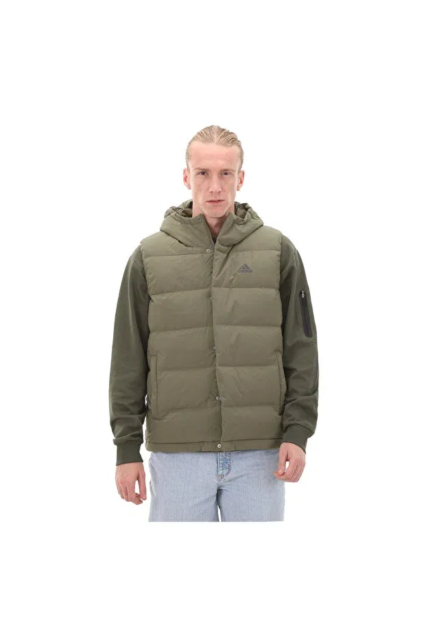 Мужской пуховик без рукавов Adidas, Khaki
