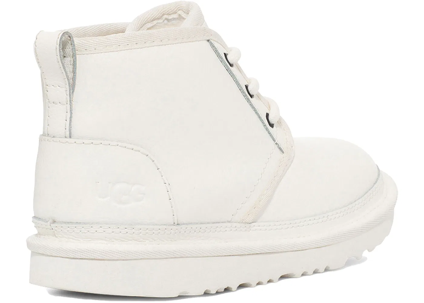 Детские ботинки на шнурках UGG Neumel II Leather Boot, White White Leather — фото 3
