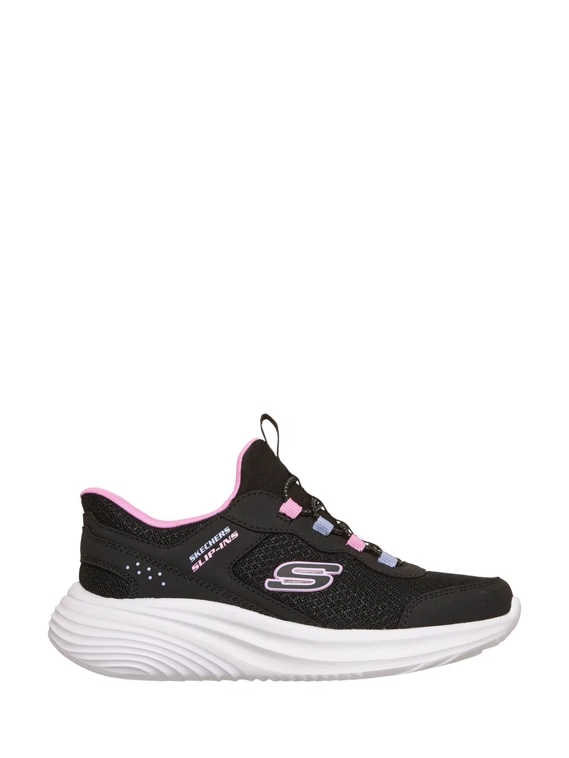 Сандалии Skechers Black Slip-Ins Bounder Pro, черные