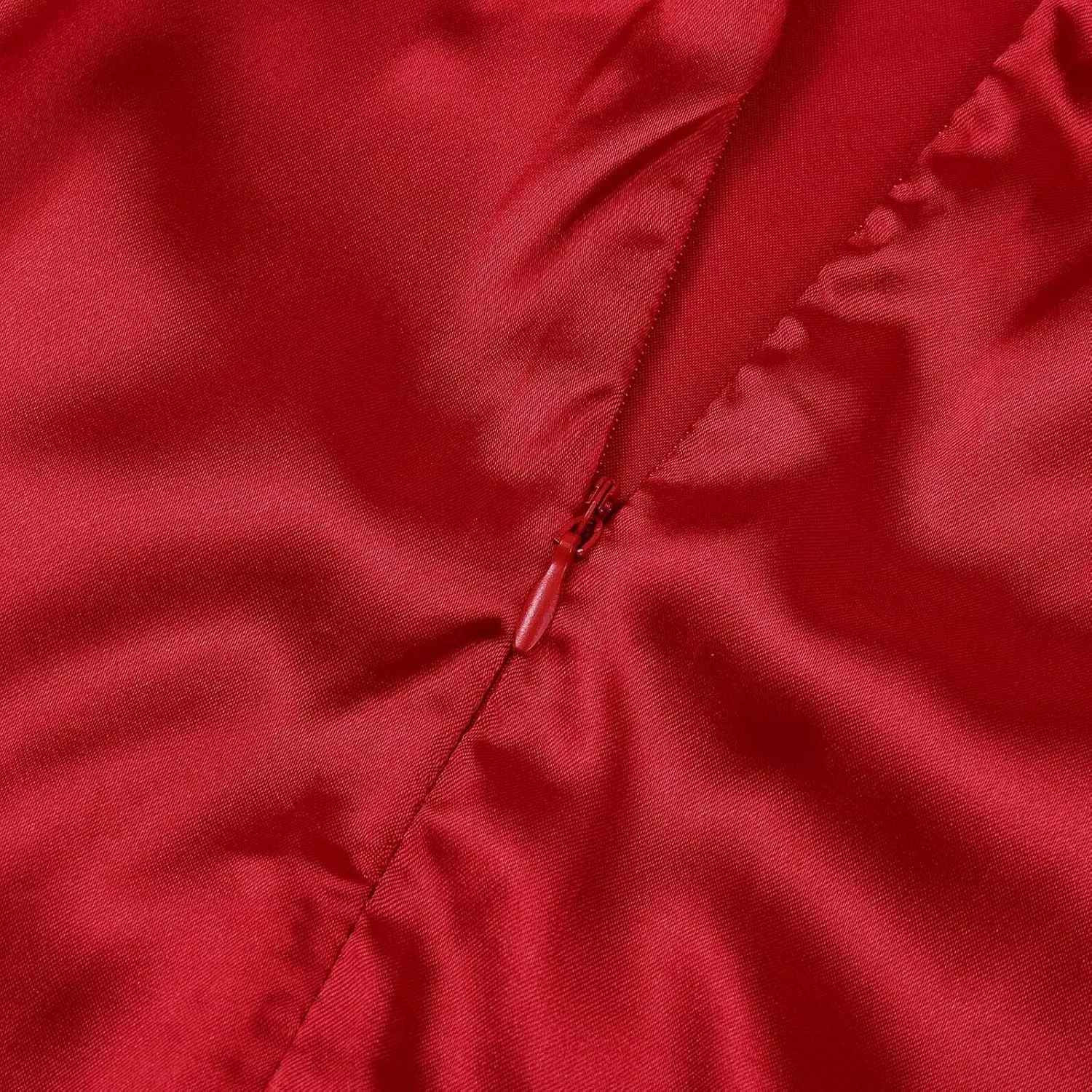 Женское вечернее платье в пол на бретелях с разрезом, Red — фото 4