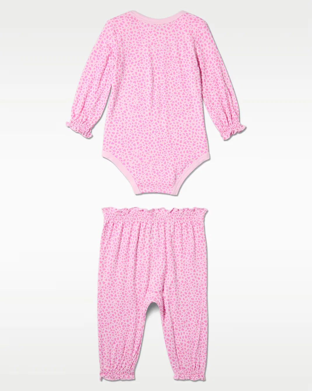 Детский комплект из двух предметов (0-6 месяцев) с принтом в горошек Nike Essentials, Pink Foam — фото 2