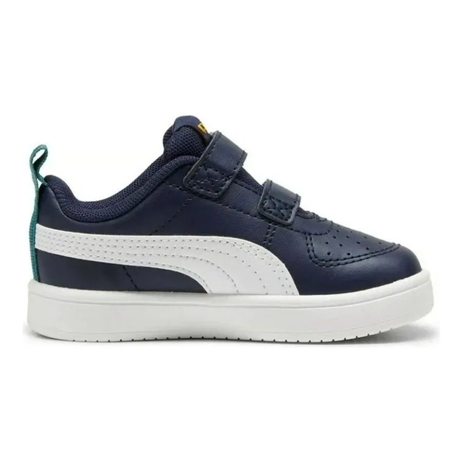 Детские кроссовки с синтетической кожи Rickie V Puma, Темно-синий