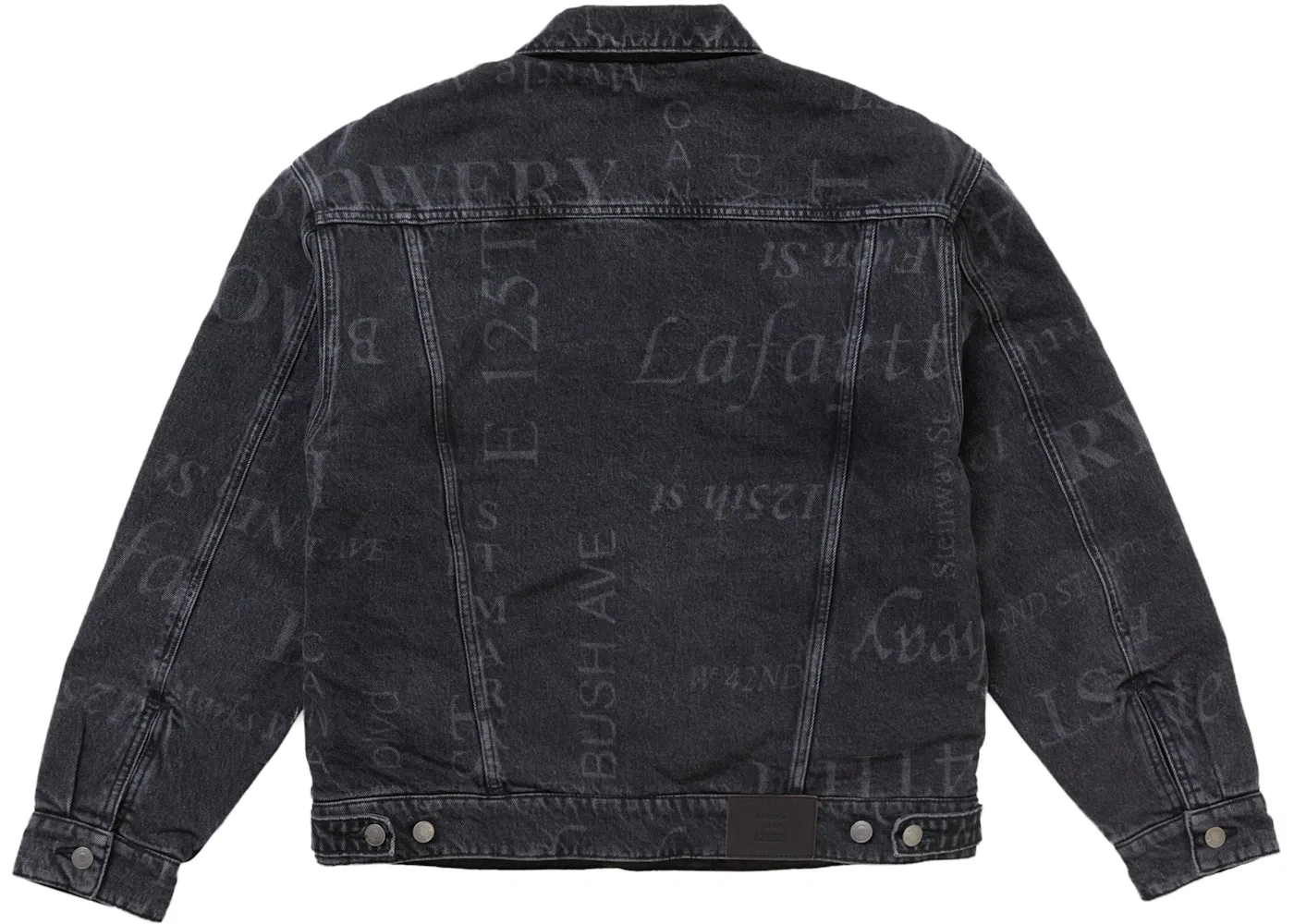 Мужская куртка-тракер с принтом Supreme Martine Rose Reversible Trucker Jacket, Black — фото 3