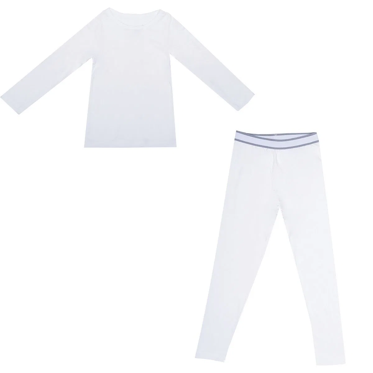 Детский термокомплект с начесом из микрофлиса Everyday Kids, White — фото 2