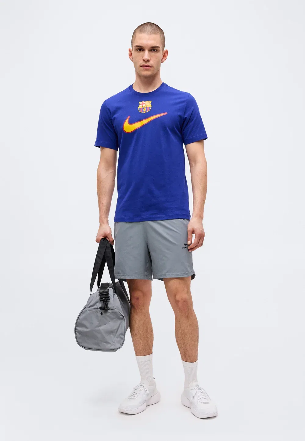 Футболка FCB - клубная одежда Nike Performance, Deep Royal Blue — фото 2