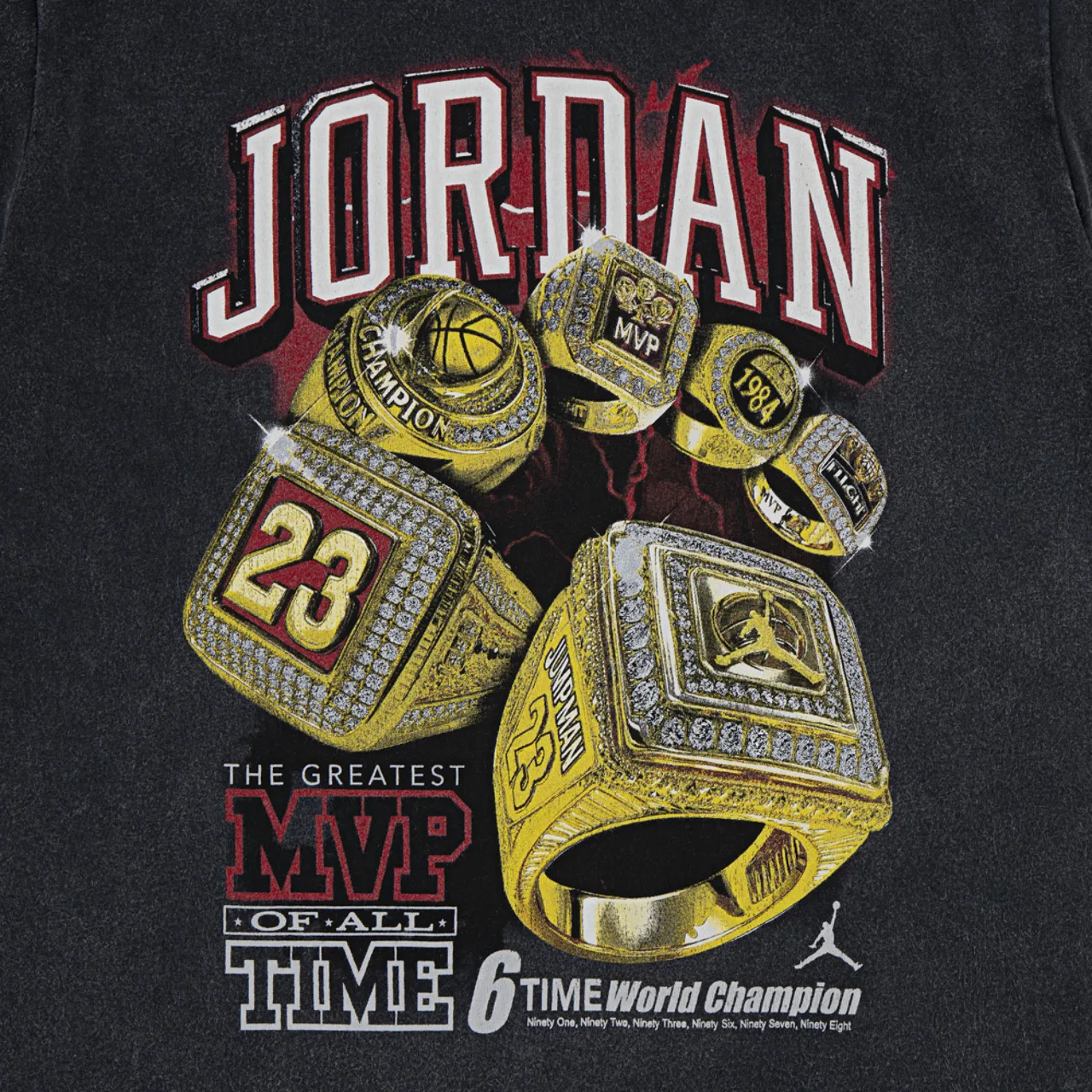 Футболка для мальчиков 6 Rings Jordan, цвет Off Noir/Multi — фото 3