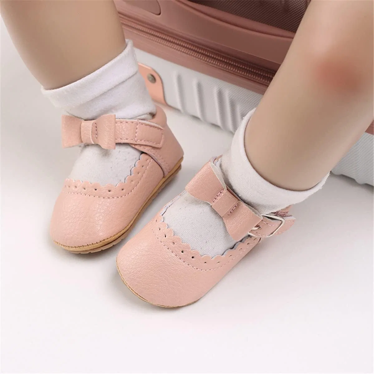 Детские туфли Мэри Джейн для девочек COSANKIM, Pink — фото 2