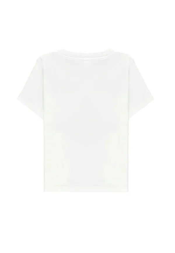 Футболка с принтом животных Stella Mccartney Kids, белый — фото 2