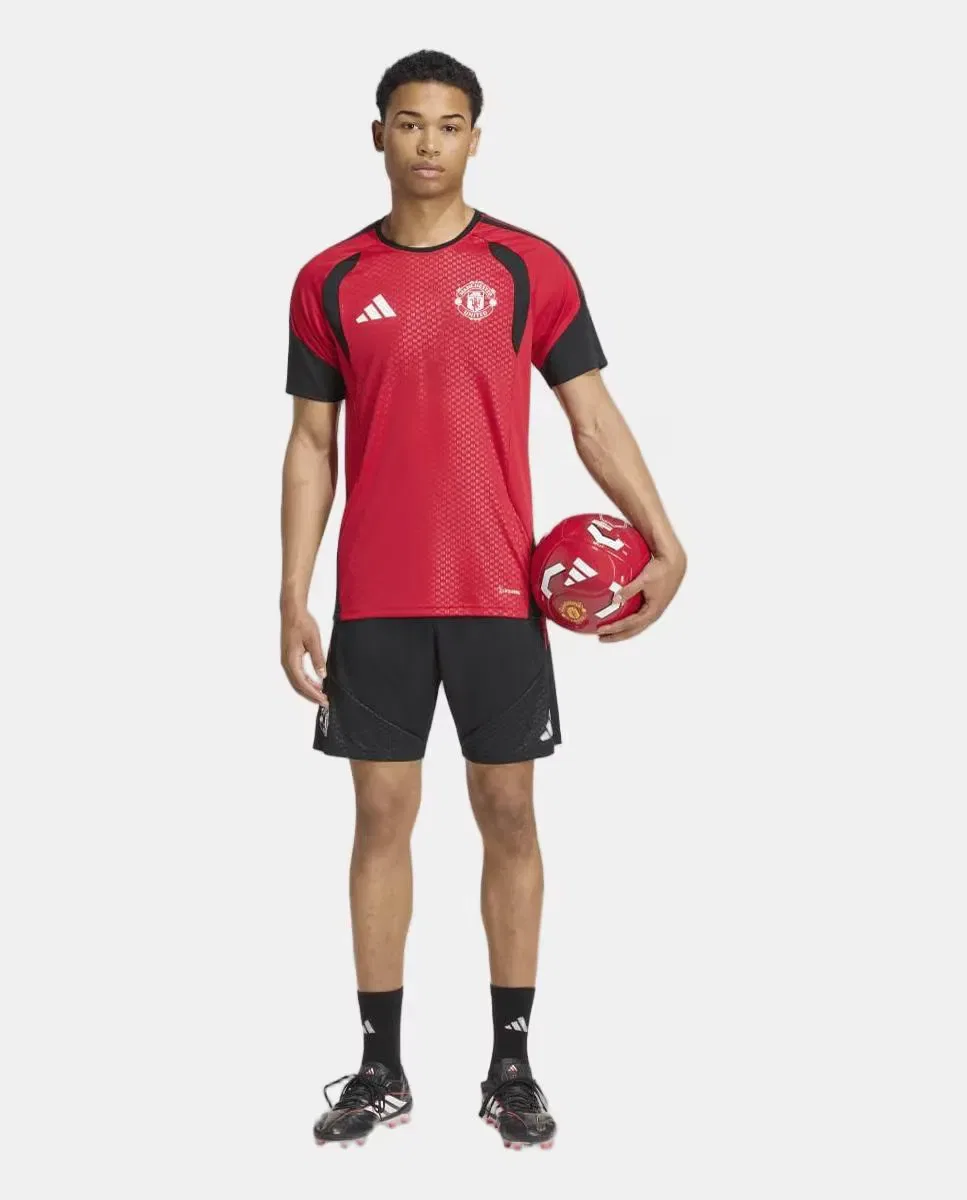 Мужская футболка с длинным рукавом Training Manchester United FC 2026-2027 adidas, Rojo — фото 3