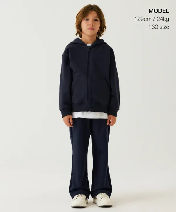 Худи на молнии оверсайз Musinsa Standard Kids, Navy — фото 2
