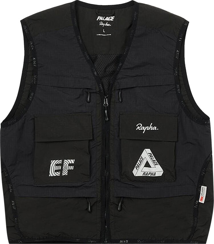 

Жилет Palace x Rapha EF Education First Utility Vest 'Black', черный