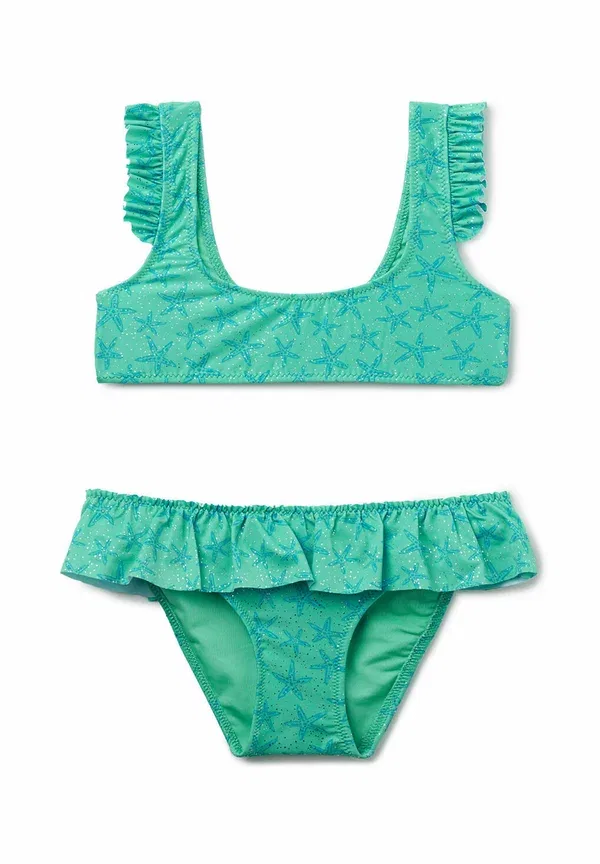 Блестящий комплект из морских звезд - бикини Calzedonia, зеленый