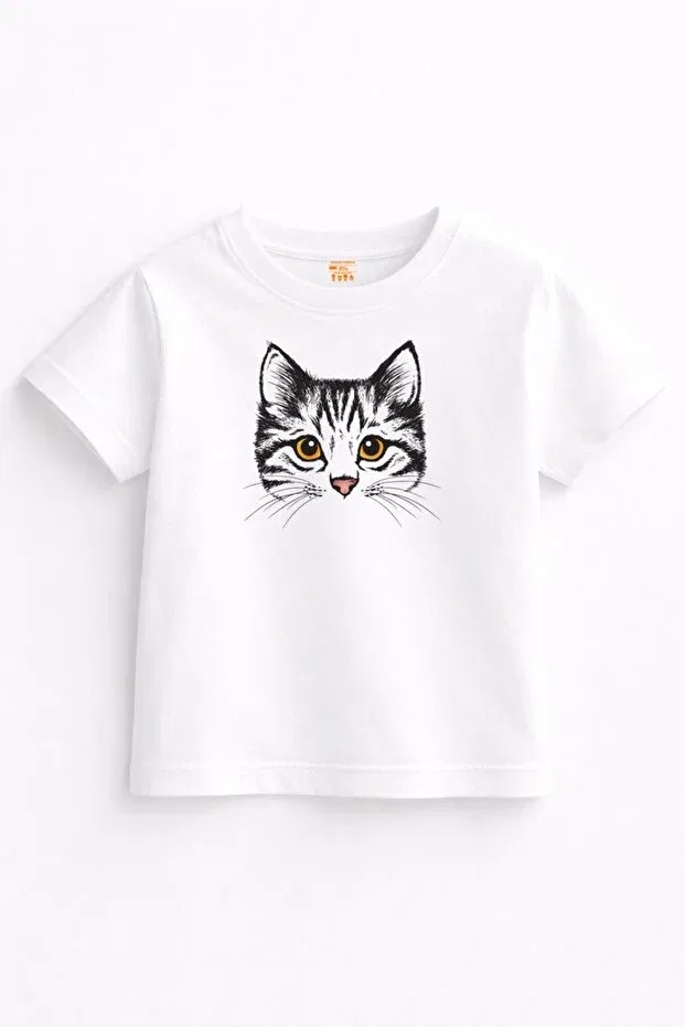 Детский комплект футболок для девочек с принтом Little wild friends Rabona Fashion, Multicolored — фото 3