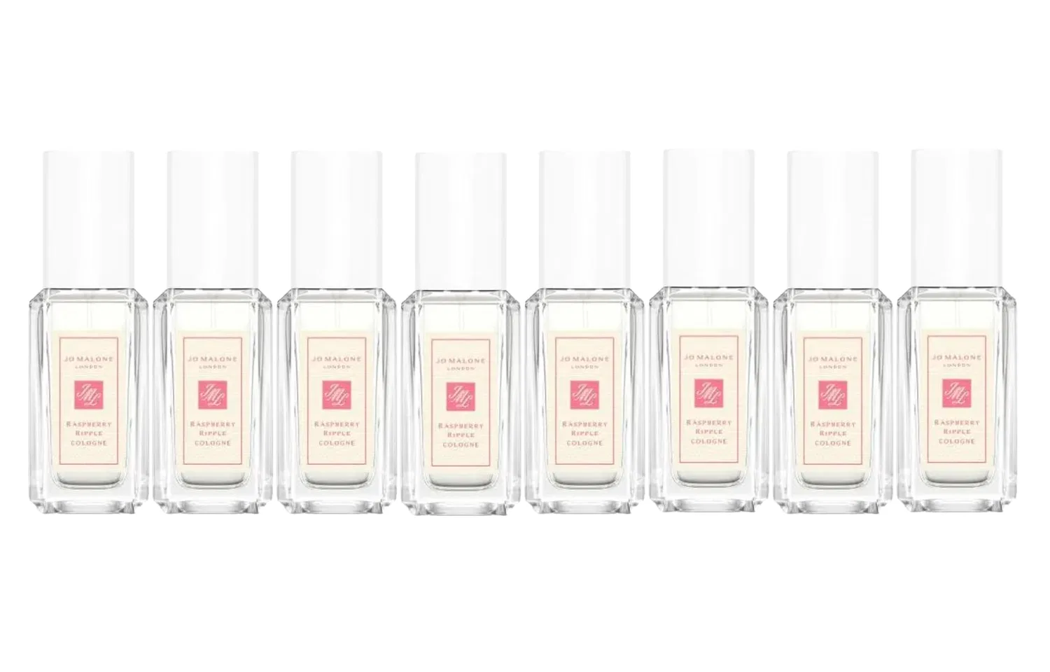 Набор пробников женской парфюмерной воды Jo Malone London Summer Raspberry, 9 мл*8, Черная смородина и Бергамот