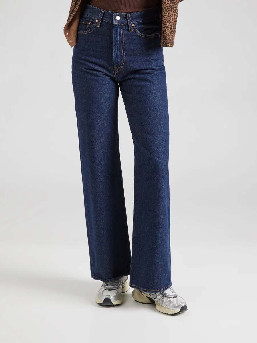 Джинсы LEVI'S с широкими штанинами, темно-синие — фото 3