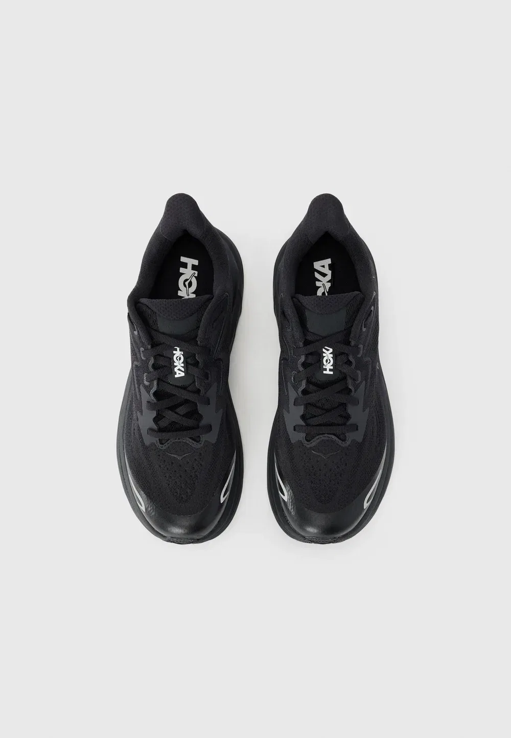 Детские кроссовки Clifton 10 унисекс для детей постарше - для бега по улицам Hoka, Black — фото 4