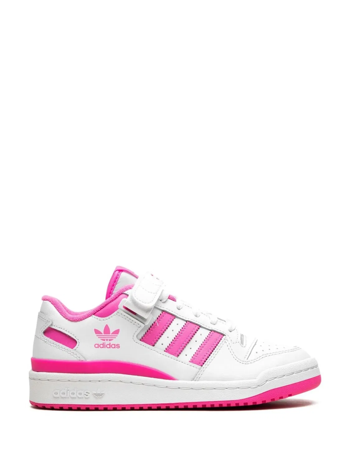 Кроссовки Forum Low Adidas Kids, белый — фото 2
