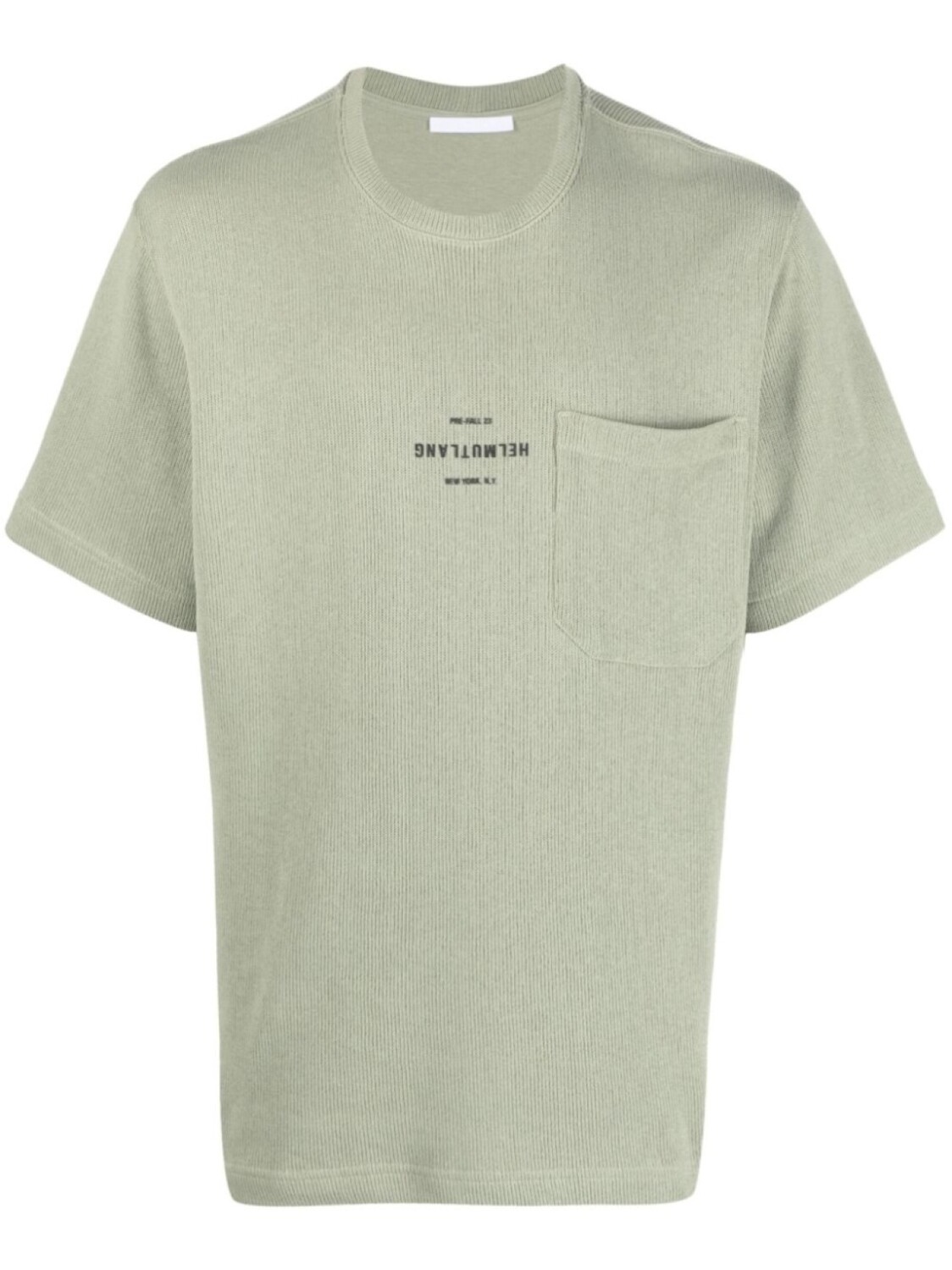 

Helmut Lang футболка с логотипом, зеленый